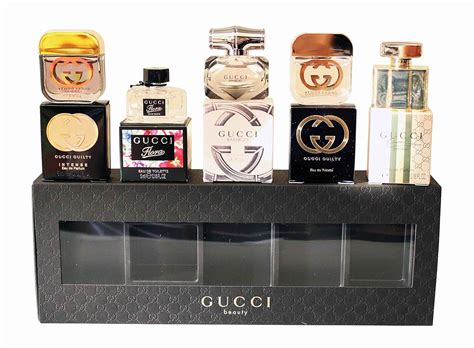 gucci perfume miniature gift set